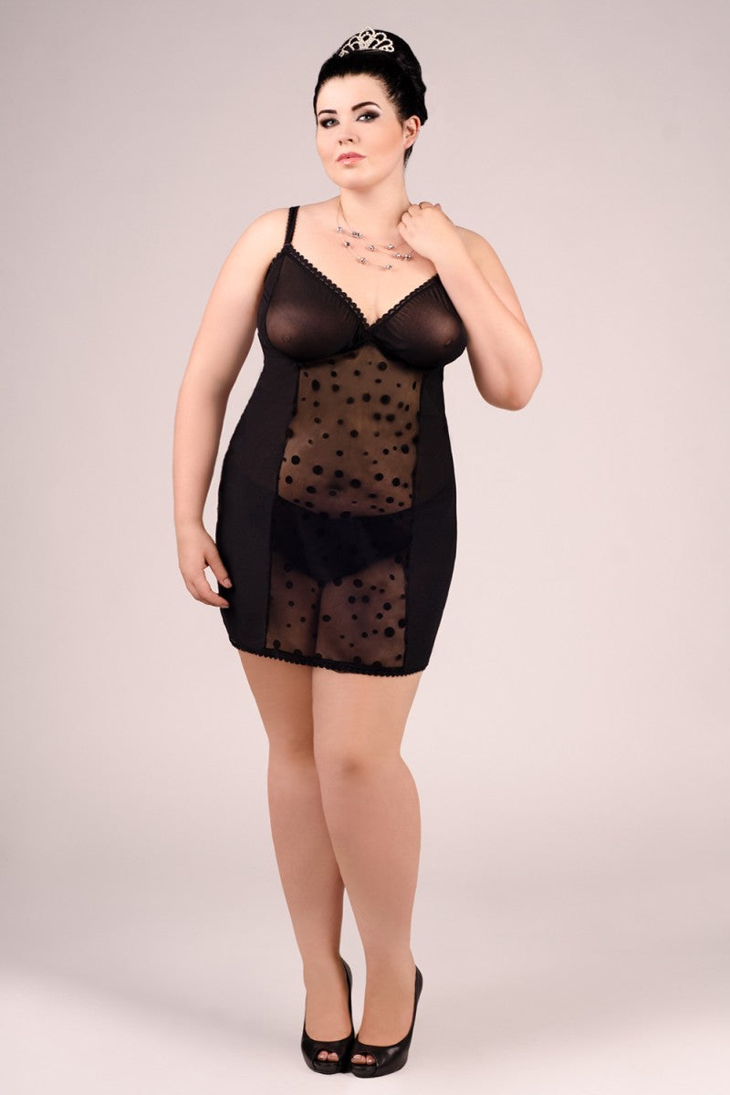 schwarzes Chemise E/2001 von Andalea Dessous schwarzes Chemise E/2001 von Andalea Dessous